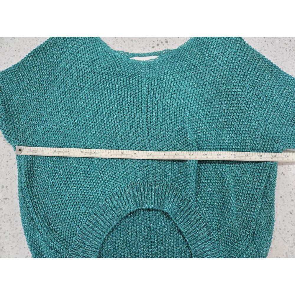Brand Bazar Natacha Aqua Knit Sweater size medium - Picture 5 of 5